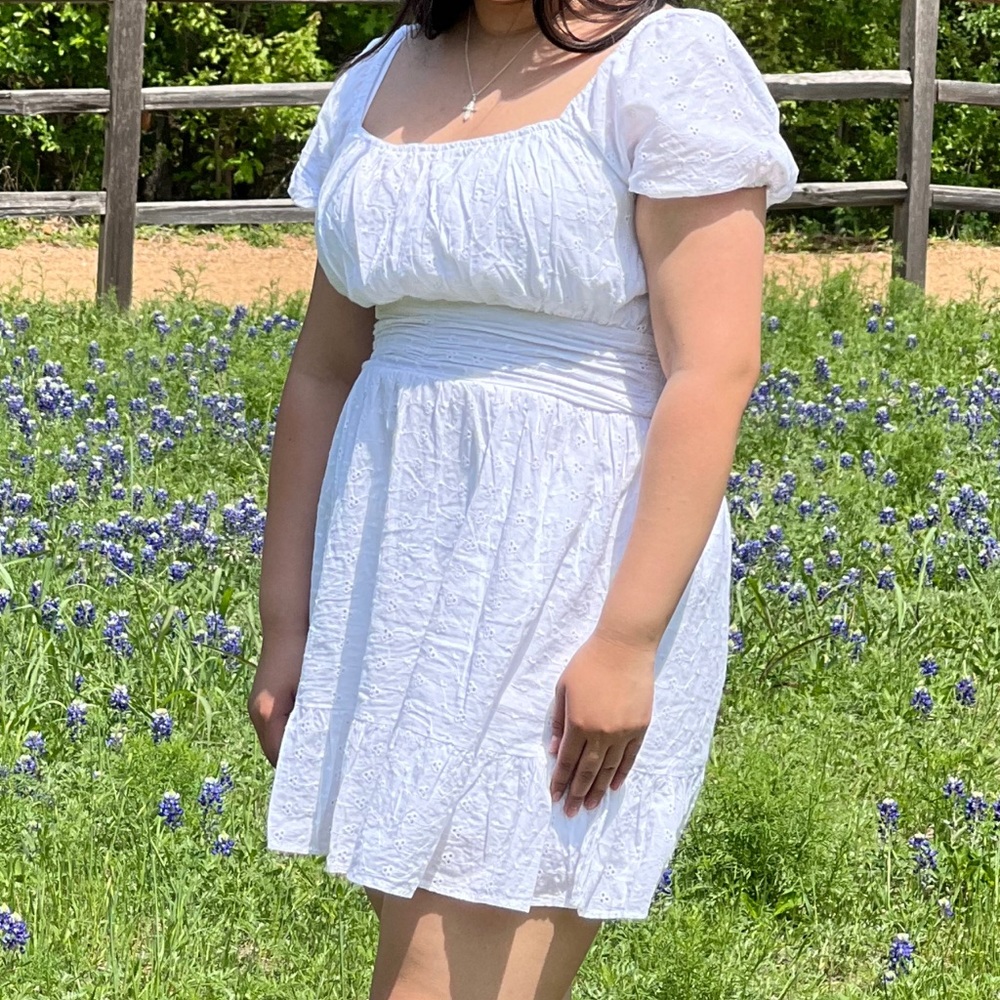White dress